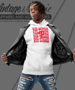 Red Phillies October Shirt Gift For Fans Hoodie