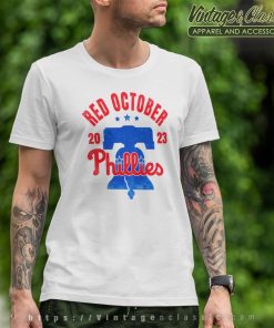 Red Phillies October Shirt Phillies Playoffs T Shirt