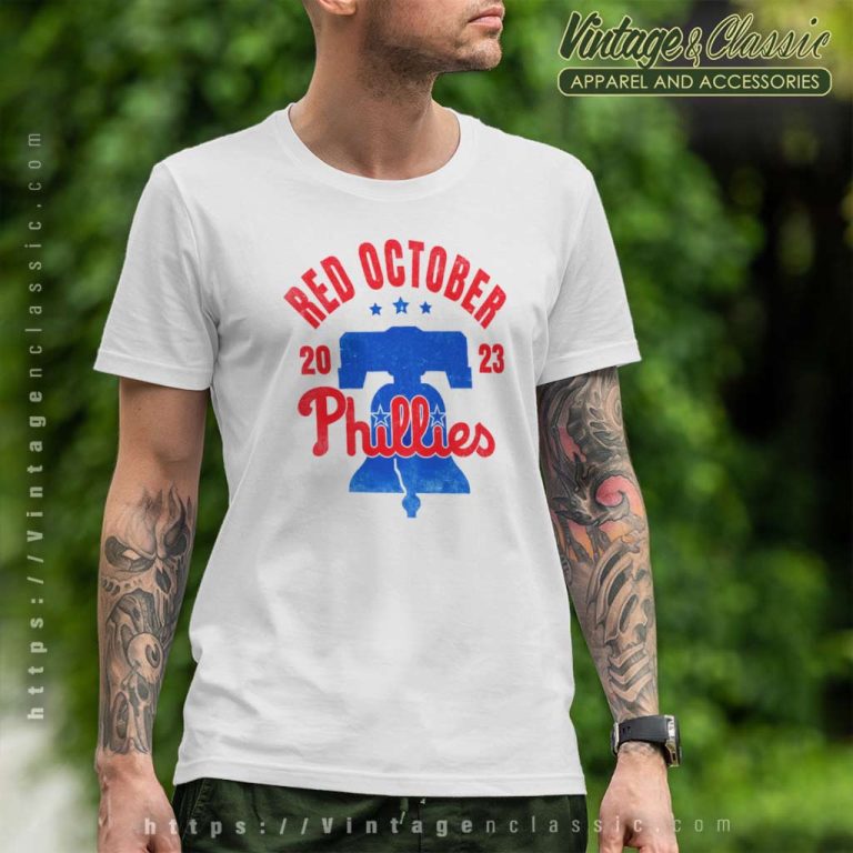 Red Phillies October Shirt Phillies Playoffs T Shirt Red Phillies October Shirt Phillies Playoffs T Shirt