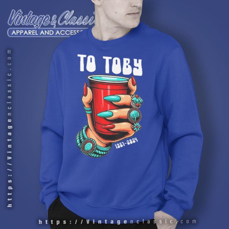 Red Solo Cup Toby Keith 1961 2024 Sweatshirt Red Solo Cup Toby Keith 1961 2024 Sweatshirt