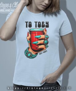 Red Solo Cup Toby Keith 1961 2024 Women T Shirt