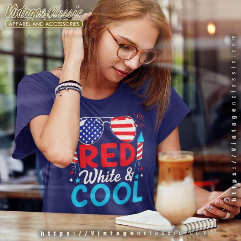 Red White And Cool 4th Of July Fireworks Women TShirt Red White And Cool 4th Of July Fireworks Women TShirt