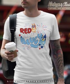 Red White Bluey 4th Of July T Shirt