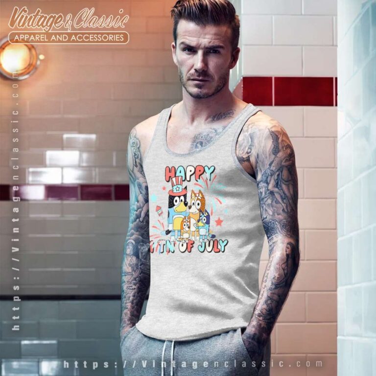 Red White Bluey Family Independence Day Tank Top Racerback Red White Bluey Family Independence Day Tank Top Racerback