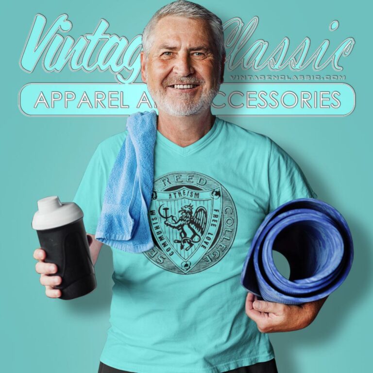 Reed College Seal Shirt Communism Atheism Free Love V Neck TShirt Reed College Seal Shirt Communism Atheism Free Love V Neck TShirt