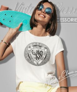 Reed College Seal Shirt Communism Atheism Free Love 5 Reed College Seal Shirt Communism Atheism Free Love Women T Shirt