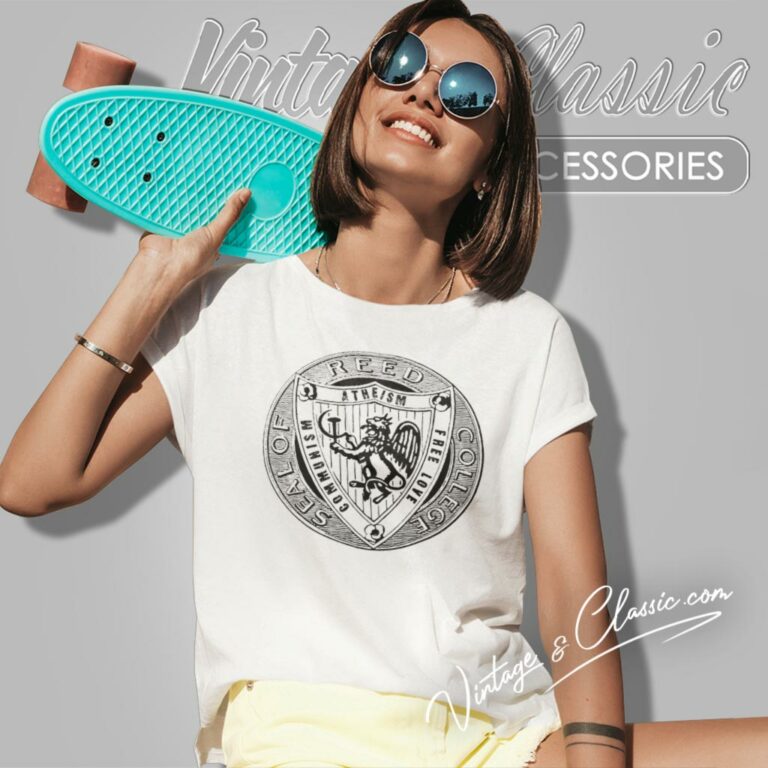 Reed College Seal Shirt Communism Atheism Free Love Women T Shirt Reed College Seal Shirt Communism Atheism Free Love Women T Shirt