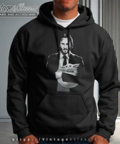 Reeves And Baby Yoda Hoodie