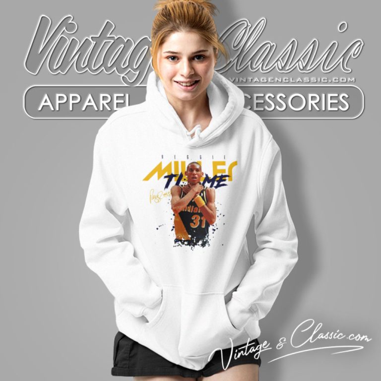 Reggie Miller Indiana Pacers Hoodie Reggie Miller Indiana Pacers Hoodie