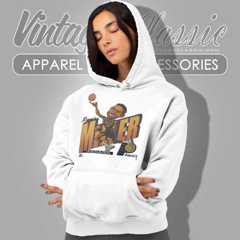 Reggie Miller Nba Basketball Caricature Indiana Pacers Hoodie Reggie Miller Nba Basketball Caricature Indiana Pacers Hoodie