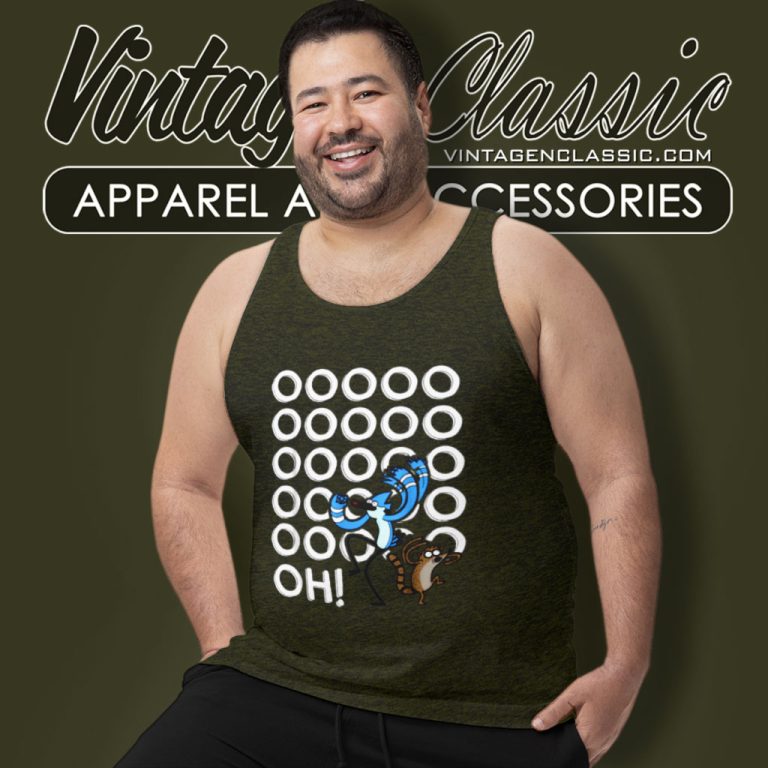 Regular Show Oooooh Tank Top Racerback Regular Show Oooooh Tank Top Racerback