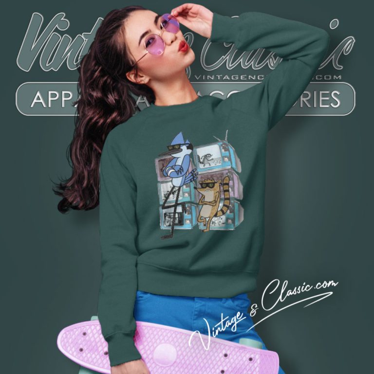 Regular Show Shirt Mordecai And Rigby Tv Too Cool Sweatshirt Regular Show Shirt Mordecai And Rigby Tv Too Cool Sweatshirt