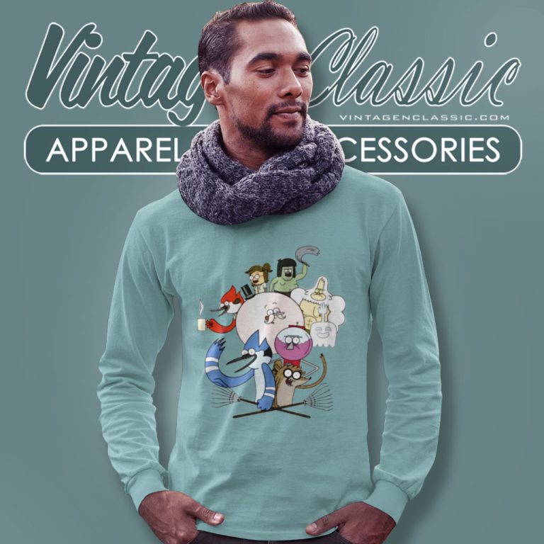 Regular Show Shirt Regular Cast Long Sleeve Tee Regular Show Shirt Regular Cast Long Sleeve Tee