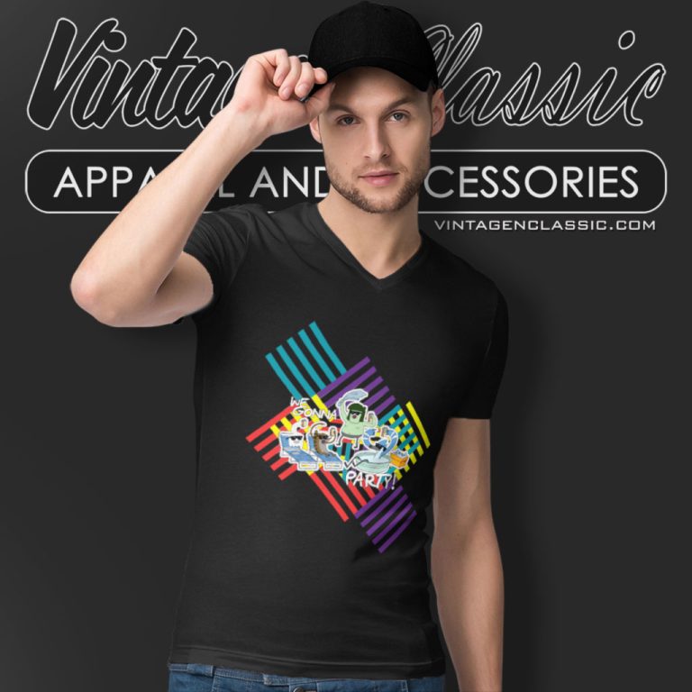 Regular Show Shirt We Gonna Party V Neck TShirt Regular Show Shirt We Gonna Party V Neck TShirt