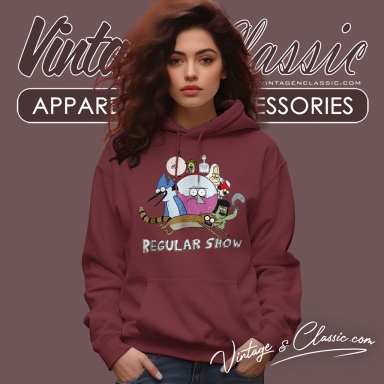 Regular Show Surrounding Hoodie Regular Show Surrounding Hoodie