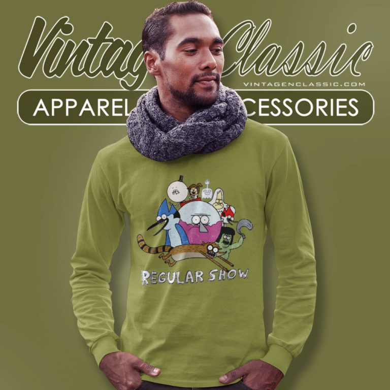 Regular Show Surrounding Long Sleeve Tee Regular Show Surrounding Long Sleeve Tee