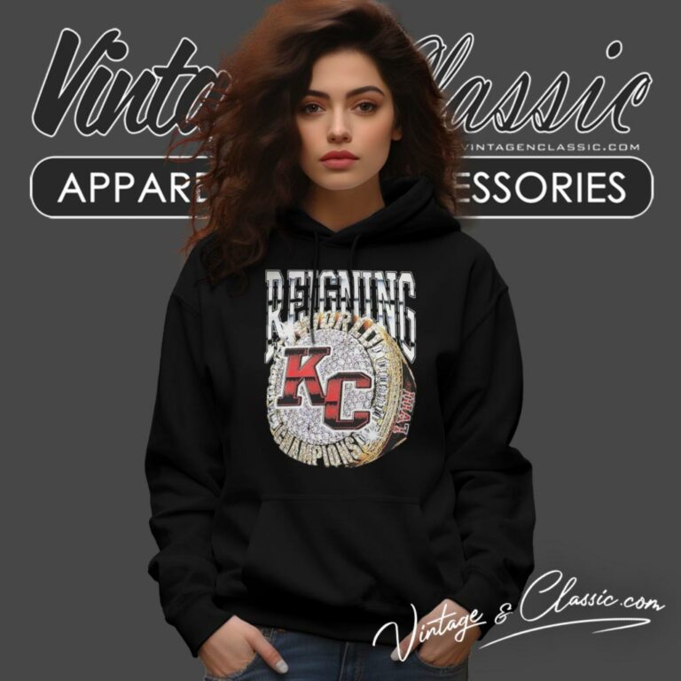 Reigning Ring Kansas City Chiefs Super Bowl Lviii Champions Hoodie 1 Reigning Ring Kansas City Chiefs Super Bowl Lviii Champions Hoodie 1