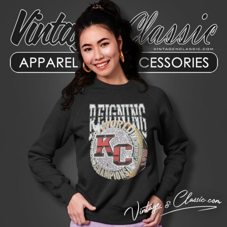 Reigning Ring Kansas City Chiefs Super Bowl Lviii Champions Sweatshirt 1 Reigning Ring Kansas City Chiefs Super Bowl Lviii Champions Sweatshirt 1