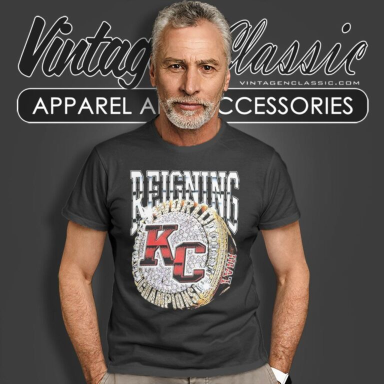 Reigning Ring Kansas City Chiefs Super Bowl Lviii Champions T Shirt 1 Reigning Ring Kansas City Chiefs Super Bowl Lviii Champions T Shirt 1