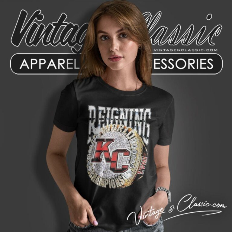 Reigning Ring Kansas City Chiefs Super Bowl Lviii Champions Women T Shirt 1 Reigning Ring Kansas City Chiefs Super Bowl Lviii Champions Women T Shirt 1