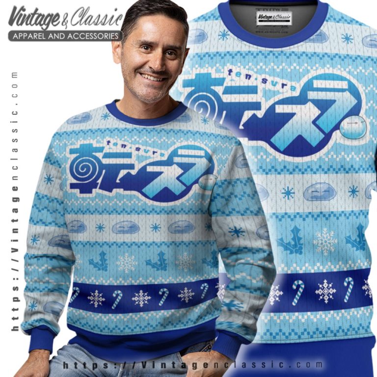 Reincarnated As A Slime Ugly Christmas Sweater Men Ugly Sweater Reincarnated As A Slime Ugly Christmas Sweater Men Ugly Sweater