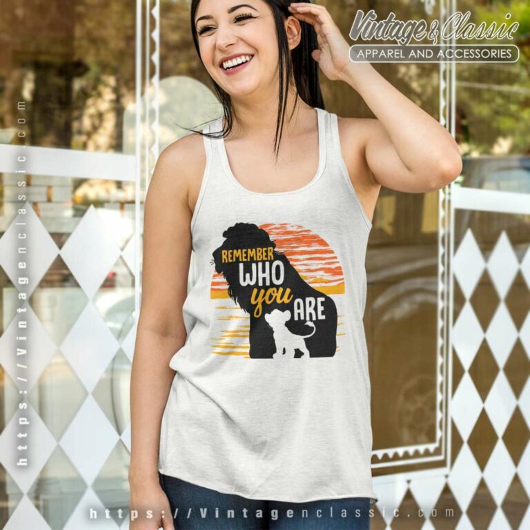 Remember Who You Are Lion King Quote Tank Top Racerback Remember Who You Are Lion King Quote Tank Top Racerback