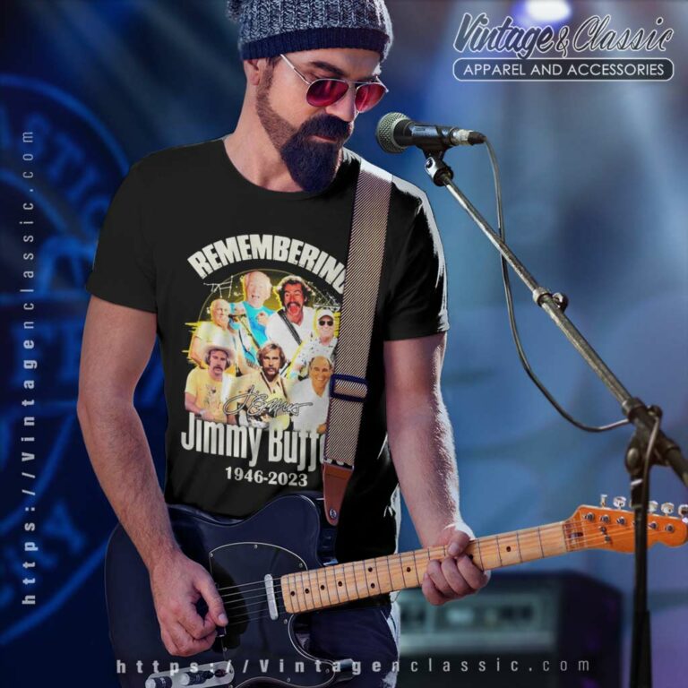 Remembering Jimmy Buffett 1946 2023 Signatures T Shirt Remembering Jimmy Buffett 1946 2023 Signatures T Shirt