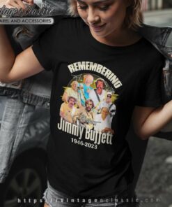 Remembering Jimmy Buffett 1946 2023 Signatures Women TShirt