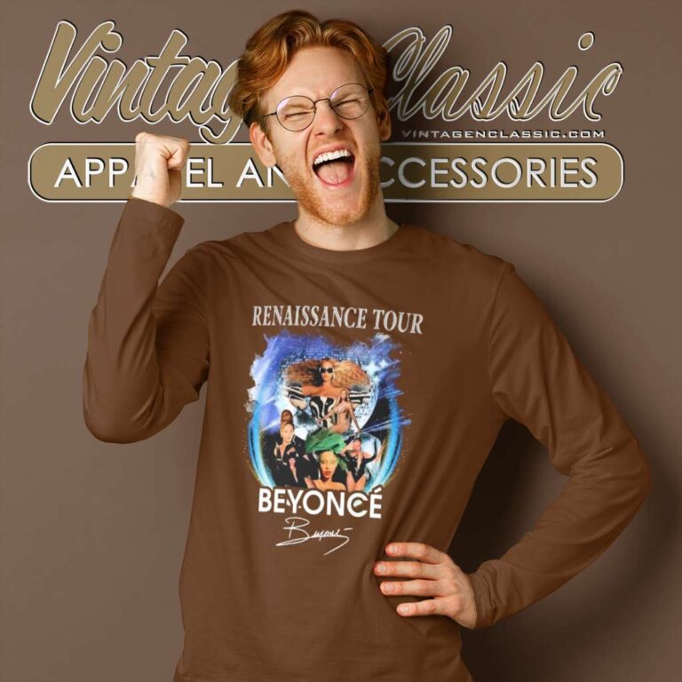 Renaissance Tour Beyonce Signature Shirt Long Sleeve Tee Renaissance Tour Beyonce Signature Shirt Long Sleeve Tee