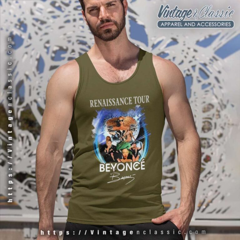 Renaissance Tour Beyonce Signature Shirt Tank Top Racerback Renaissance Tour Beyonce Signature Shirt Tank Top Racerback