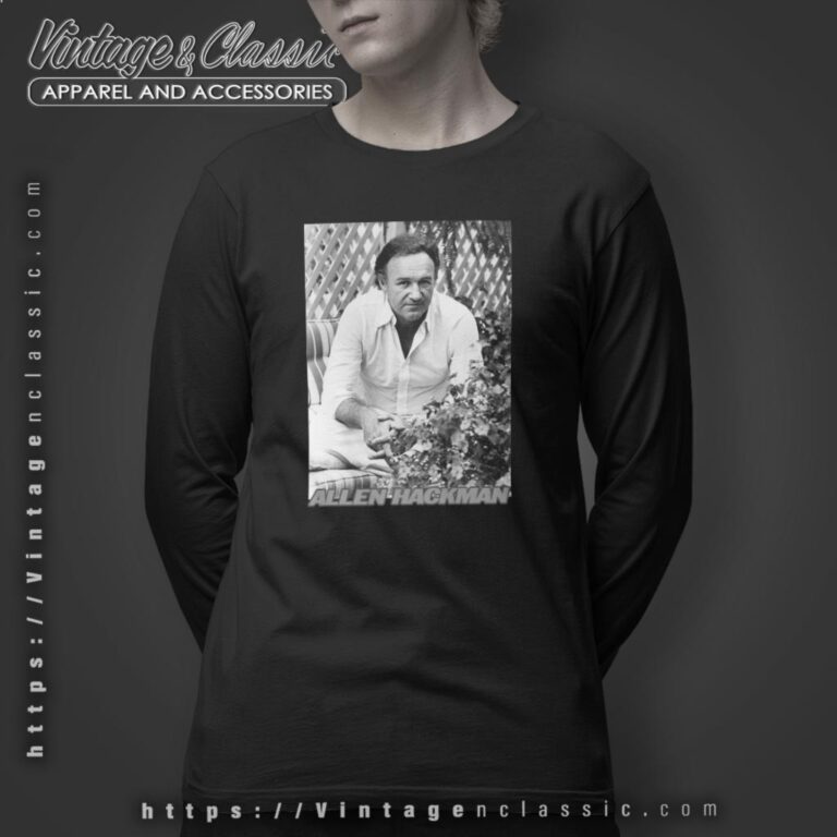 Rest In Peace Gene Hackman Graphic T shirt Long Sleeve Tee Rest In Peace Gene Hackman Graphic T shirt Long Sleeve Tee