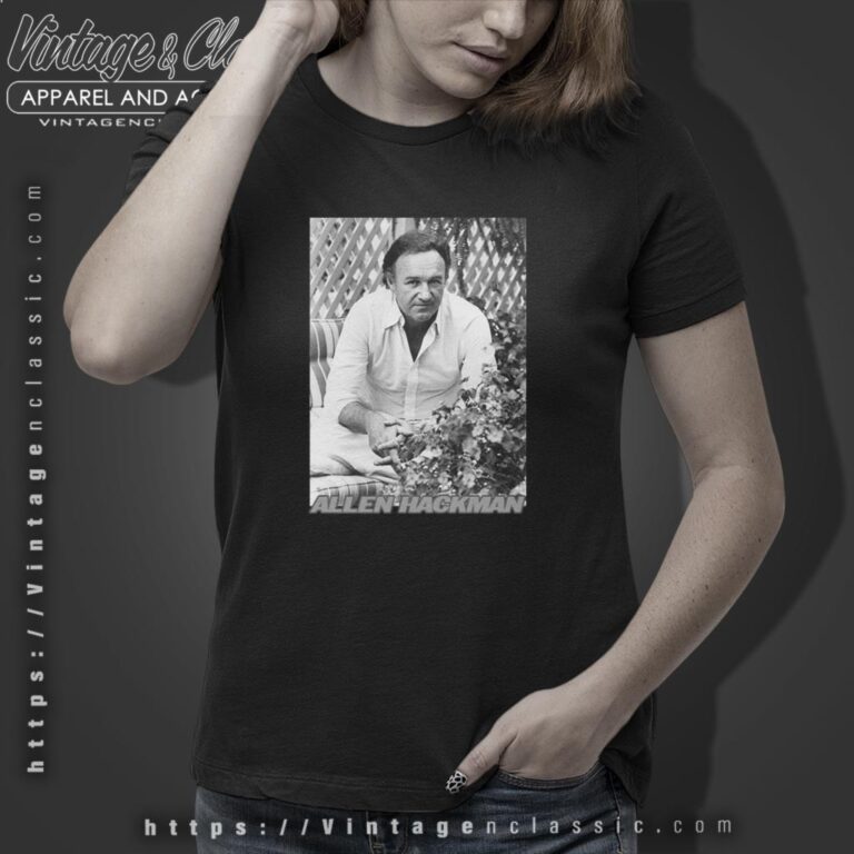 Rest In Peace Gene Hackman Graphic T shirt Women T Shirt Rest In Peace Gene Hackman Graphic T shirt Women T Shirt