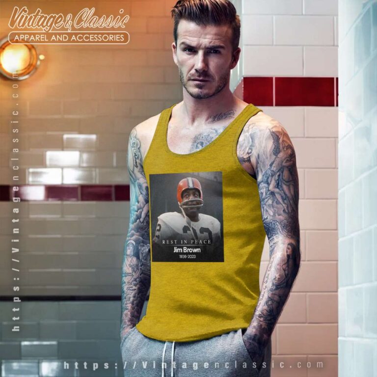 Rest In Peace Jim Brown 1936 2023 Tank Top Racerback Rest In Peace Jim Brown 1936 2023 Tank Top Racerback