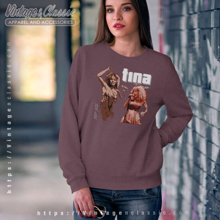 Rest In Peace Tina Turner Musical Souvenir Sweatshirt Rest In Peace Tina Turner Musical Souvenir Sweatshirt