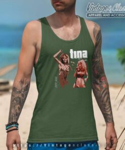 Rest In Peace Tina Turner Musical Souvenir Tank Top Racerback