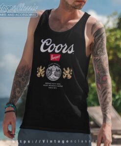 Retro Coors Banquet Beer Tank Top Racerback