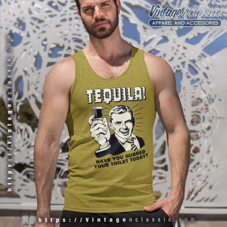 Retro Tequila Drunk Funny Tank Top Racerback Retro Tequila Drunk Funny Tank Top Racerback