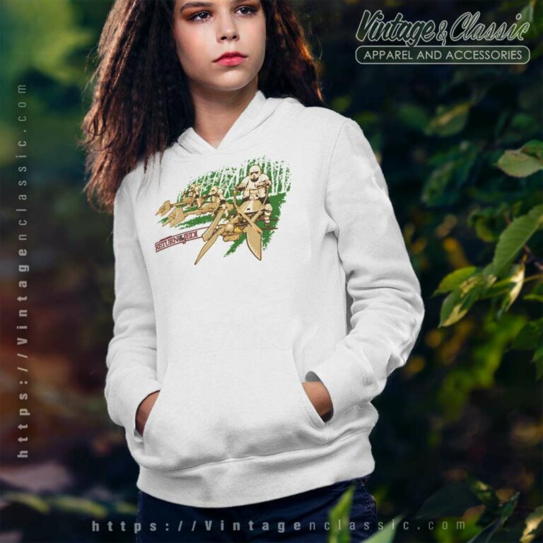 Return Of The Jedi Scout Bike Endor Star Wars Hoodie Return Of The Jedi Scout Bike Endor Star Wars Hoodie