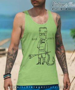 Revenge Xxxtentacion Shirt Bad Vibes Bart Simpson Tank Top Racerback