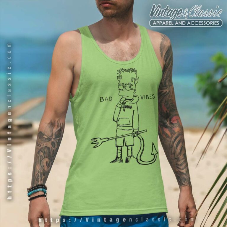 Revenge Xxxtentacion Shirt Bad Vibes Bart Simpson Tank Top Racerback Revenge Xxxtentacion Shirt Bad Vibes Bart Simpson Tank Top Racerback