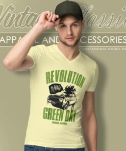 Revolution Radio Green Day V Neck TShirt