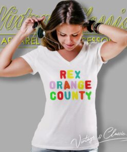 Rex Orange County V Neck TShirt