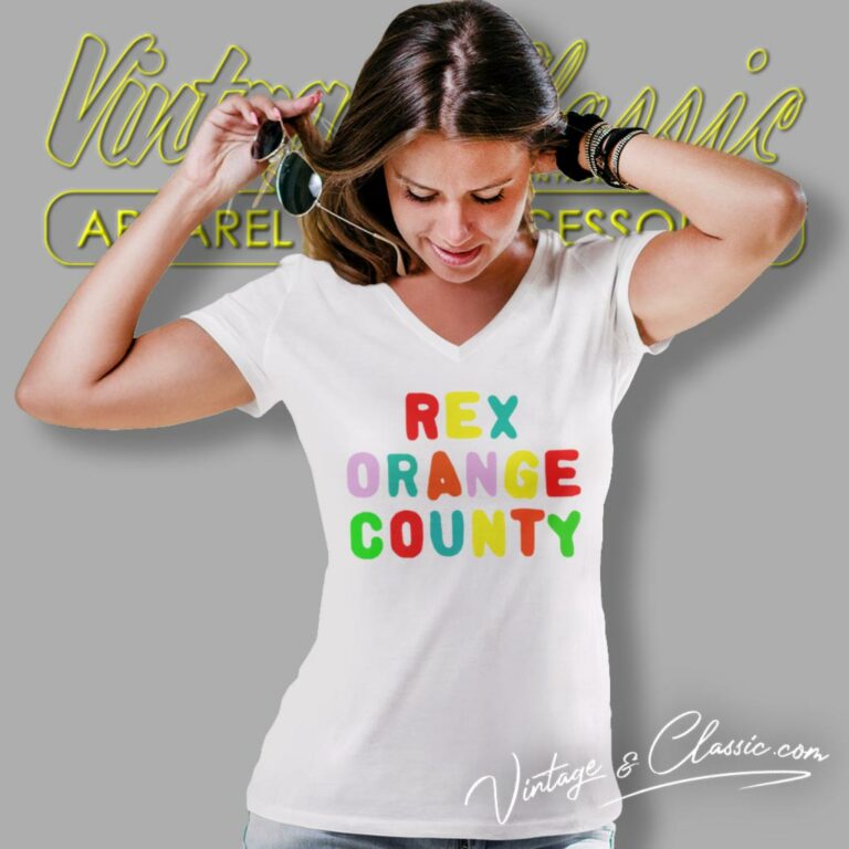 Rex Orange County V Neck TShirt Rex Orange County V Neck TShirt