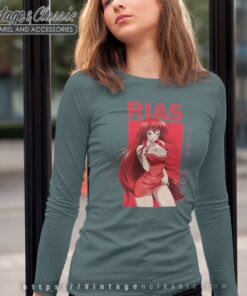 Rias Strawberry Dxd Anime Gift Long Sleeve Tee