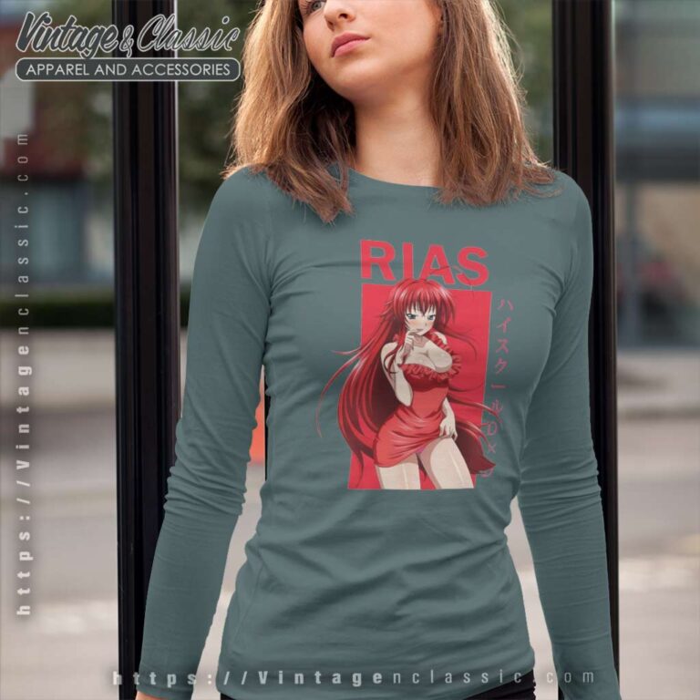 Rias Strawberry Dxd Anime Gift Long Sleeve Tee Rias Strawberry Dxd Anime Gift Long Sleeve Tee