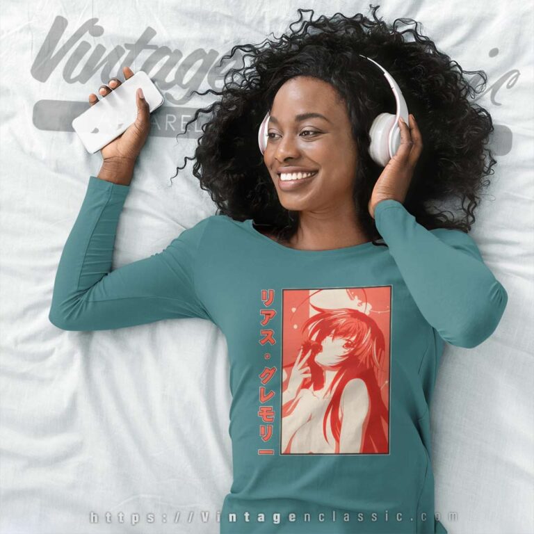 Rias Strawberry Love Dxd Anime Long Sleeve Tee Rias Strawberry Love Dxd Anime Long Sleeve Tee