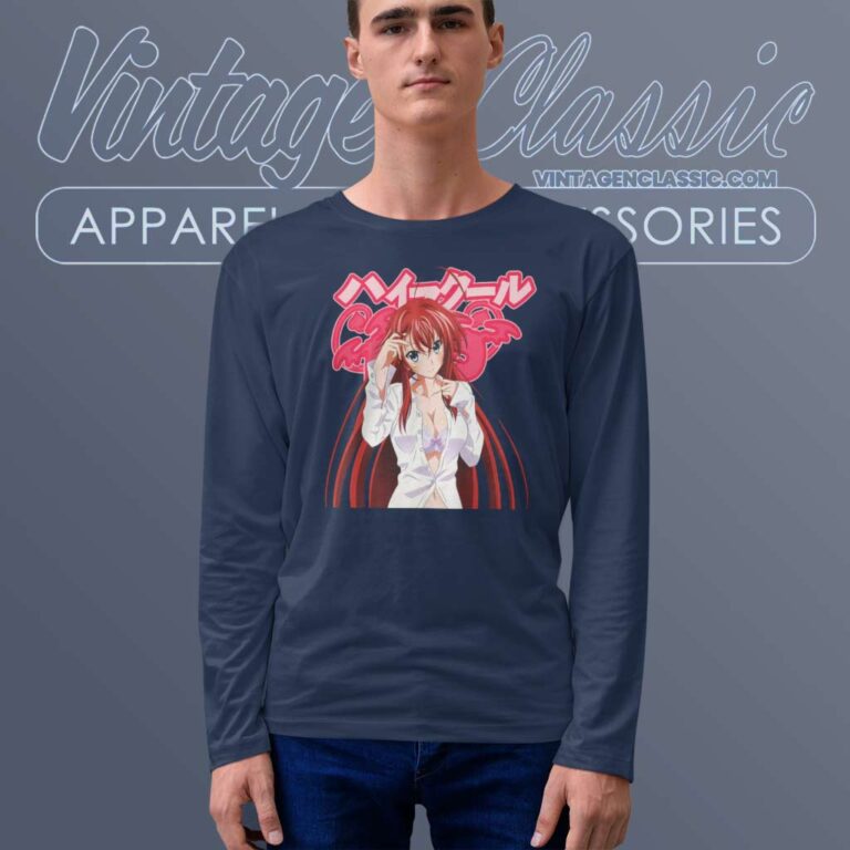 Rias Strawberry Waifu Manga Dxd Long Sleeve Tee Rias Strawberry Waifu Manga Dxd Long Sleeve Tee