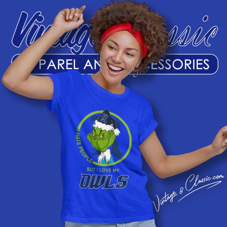 Rice Owls Ncaa Christmas Grinch Shirt I Hate People But I Love My Rice Owls Women TShirt Rice Owls Ncaa Christmas Grinch Shirt I Hate People But I Love My Rice Owls Women TShirt