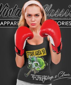 Rick Alien Storm Area 51 They Cant Stop Tank Top Racerback