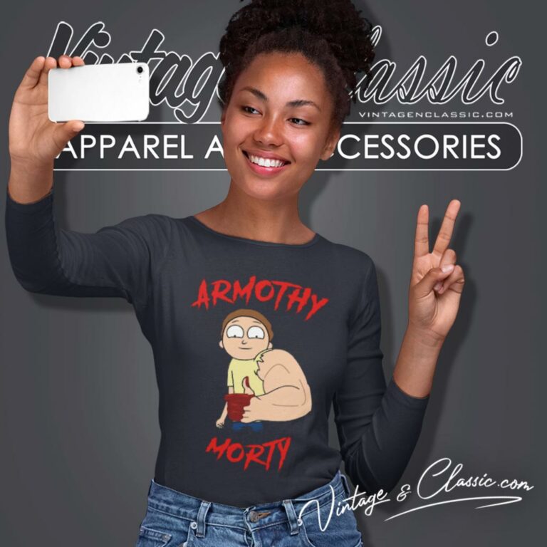 Rick And Morty Armothy Long Sleeve Tee Rick And Morty Armothy Long Sleeve Tee